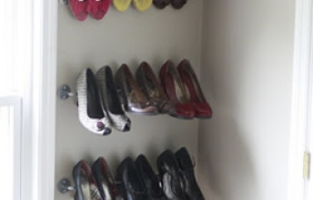 Binario ikea Bygel per appendere le scarpe coi tacchi