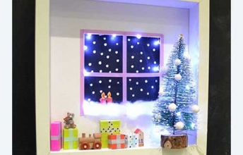 Decorazioni di Natale con la cornice RIBBA