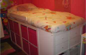 Expedit come base letto